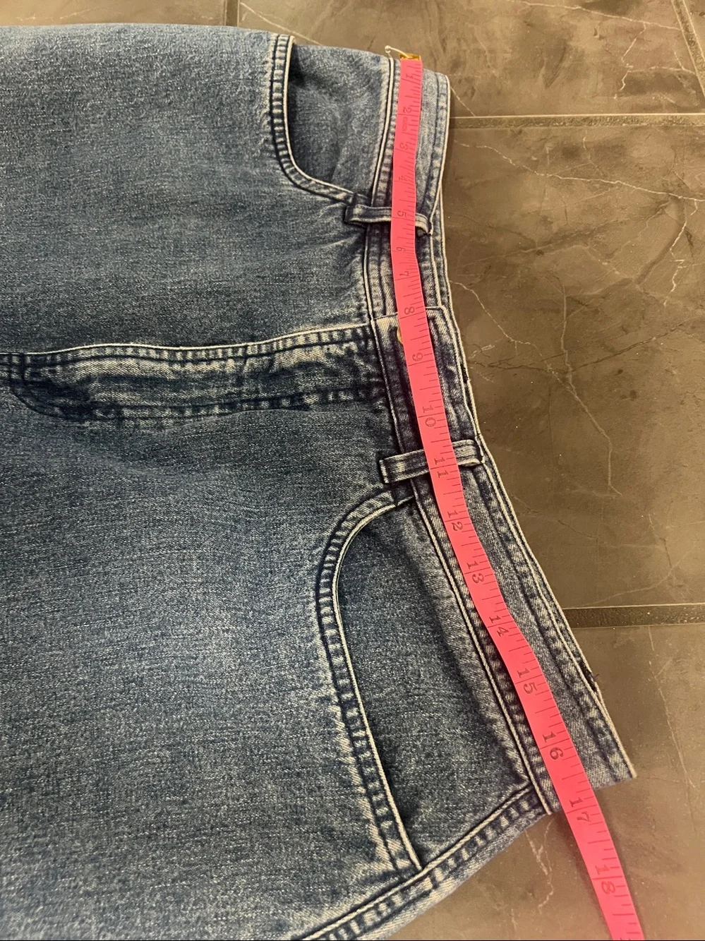 L.L. Bean Blue Denim Maxi Skirt